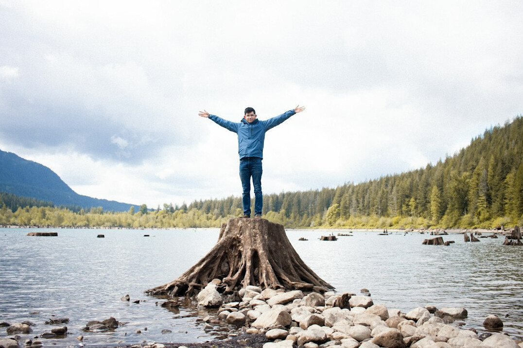 person transforming challenges