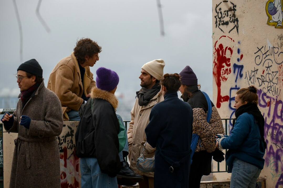 Diverse group of Brazilian people having an open discussion
